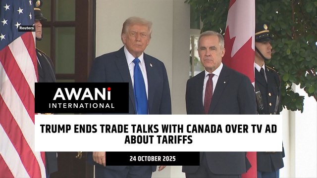 Trump ends trade talks with Canada over TV ad about tariffs