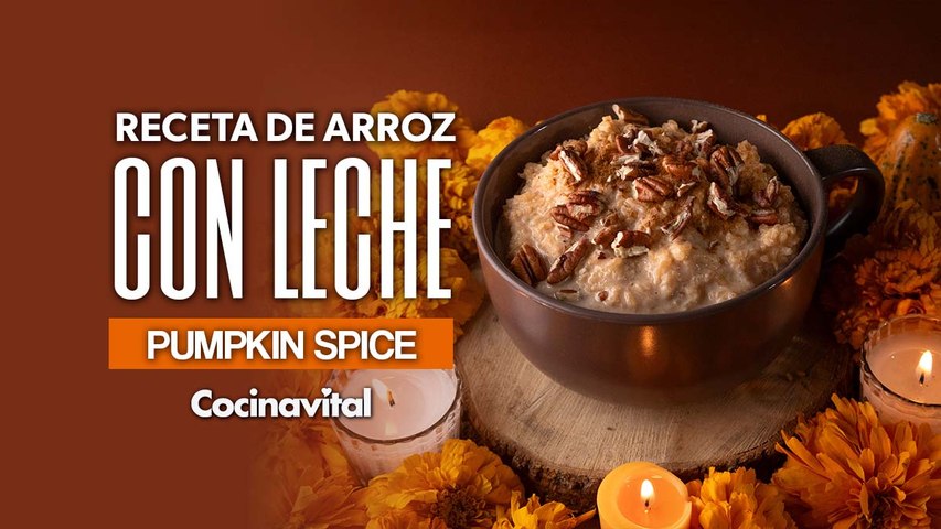 Receta de arroz con leche pumpkin spice