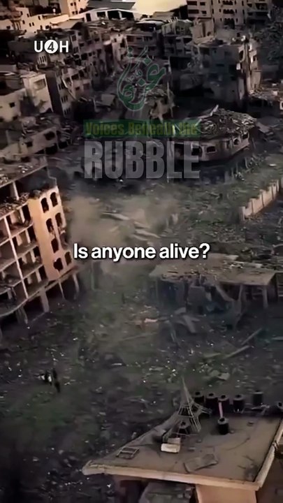 Is Anyone Alive? Voices from the Rubble of Destruction | Gaza Appeal