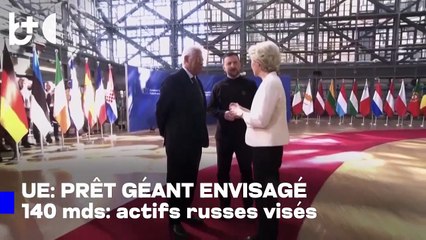 UE, prêt à l'Ukraine avec fonds russes : 140 mds d'euros en 2 ans, solution nécessaire