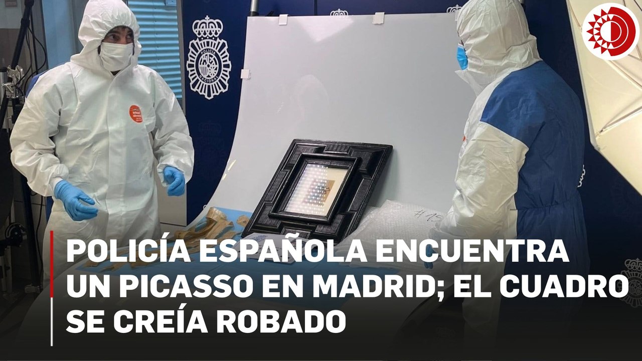 Policía española encuentra un Picasso en Madrid; el cuadro se creía robado