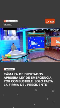 CÁMARA DE DIPUTADOS APRUEBA LEY DE EMERGENCIA POR COMBUSTIBLE: SOLO FALTA LA FIRMA DEL PRESIDENTE