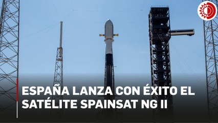 España lanza con éxito el satélite SpainSat NG II