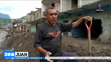 Habitantes de Hidalgo intentan recuperarse a dos semanas de las lluvias