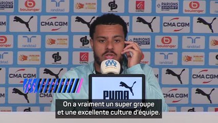 Marseille - ​Egan-Riley : "Tous mes coéquipiers m’ont accueilli à bras ouverts"