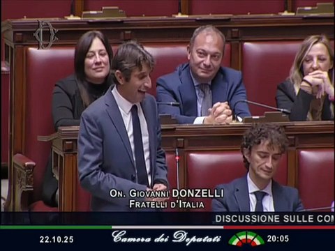 Donzelli - Gli italiani si fidano della serietà del governo presieduto da Giorgia Meloni (24.10.25)