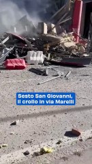 Sesto San Giovanni, il crollo in via Marelli