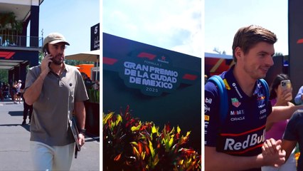 GP de México: así llegaron los pilotos para comenzar la gran fiesta de la F1 en CDMX