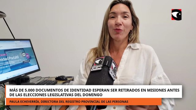 Más de 5.000 DNI esperan ser retirados en Misiones antes de las Elecciones Legislativas