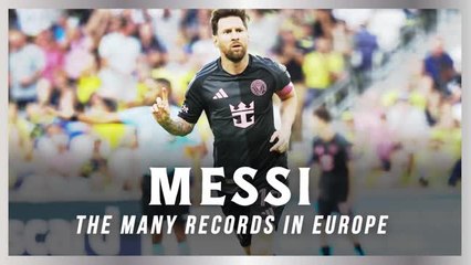 Lionel Messi - His dominance in Europe