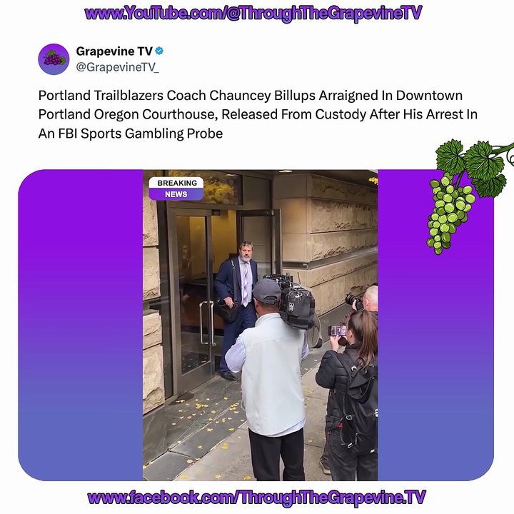 Blazers Coach Chauncey Billups Arraigned In Portland, Freed After FBI Sports Gambling Arrest