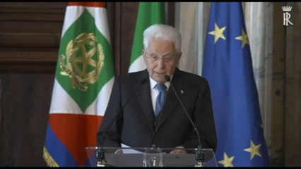 Mattarella: l'Europa è il nostro destino, l'abbiamo scelto