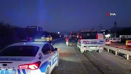 Adana’da öğrenci servisinin çarptığı motosiklet sürücüsü feci şekilde hayatını kaybetti