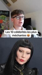 Les 10 célébrités les plus méchantes #célébrités #classement