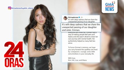 Social media personality Emman Atienza, pumanaw sa edad na 19 | 24 Oras