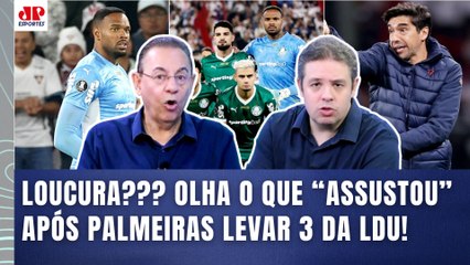 BIZARRO??? "VOCÊ ACREDITA NISSO??? EU OUVI que..." OLHA o que ASSUSTOU após LDU 3 x 0 Palmeiras!