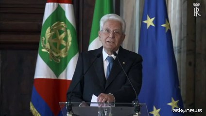 Mattarella: l'Europa è il nostro destino, l'abbiamo scelto