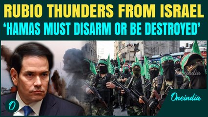 U.S' Rubio Threatens Hamas with War | Warns Al-Qassam to Disarm or face Netanyahu & Trump’s Fury