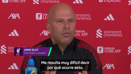 Arne Slot sale en defensa de Salah y su sequía goleadora
