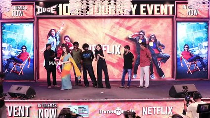 Actress Mamitha Baiju Speech @ Dude Blockbuster 100cr Meet