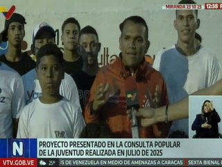 Jóvenes beneficiados con materialización de proyectos aprobados en consulta nacional