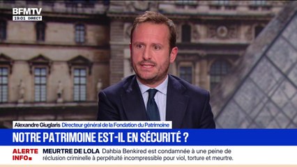 Vol au Louvre: "Il faut renforcer notre exigence et les moyens qui permettent de s'assurer de la sécurité des biens", explique Alexandre Giuglaris, directeur général de la Fondation du Patrimoine