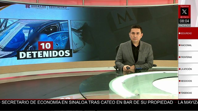 Detienen a 10 personas por dos ejecuciones en Pachuca; banda de “El Cholo” involucrada