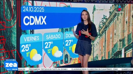 Pronóstico del tiempo 24 de octubre de 2025 | Noticias con Francisco Zea