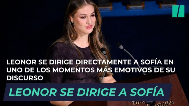 Las palabras que le dedica la princesa Leonor a Serena Williams en los #PremiosPrincesadeAsturias: Es bonito lo que dices de tu hermana: Sin Venus no habría habido Serena