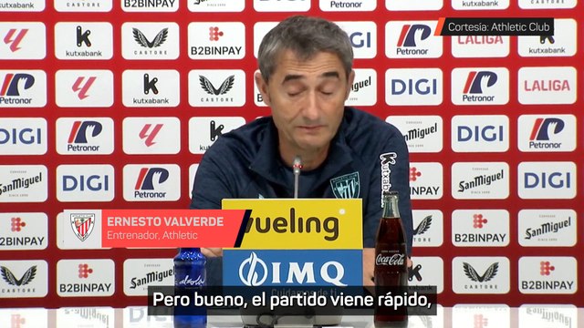 Ernesto Valverde muy negativo con los tiempos de recuperación y la exigencia del Getafe