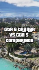GTA 6 Trailer vs GTA 5 Comparison
