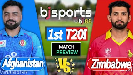 Afghanistan vs Zimbabwe 2025 | AFG vs ZIM 1st T20 Match Preview |