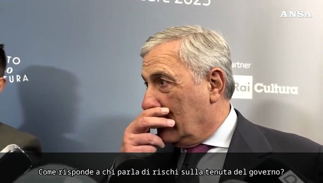 Tajani: Nessun rischio sulla tenuta del governo, non e' una caserma