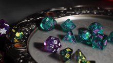 Halloween themed dice Ten Trickster Dice by BearDice — Kickstarter
