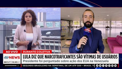 Lula defende narcotraficantes como ‘vítimas de usuários de drogas’ | TEMPO REAL