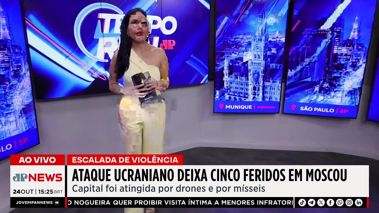 Cinco feridos em Moscou após drones ucranianos atingirem o subúrbio da capital | TEMPO REAL