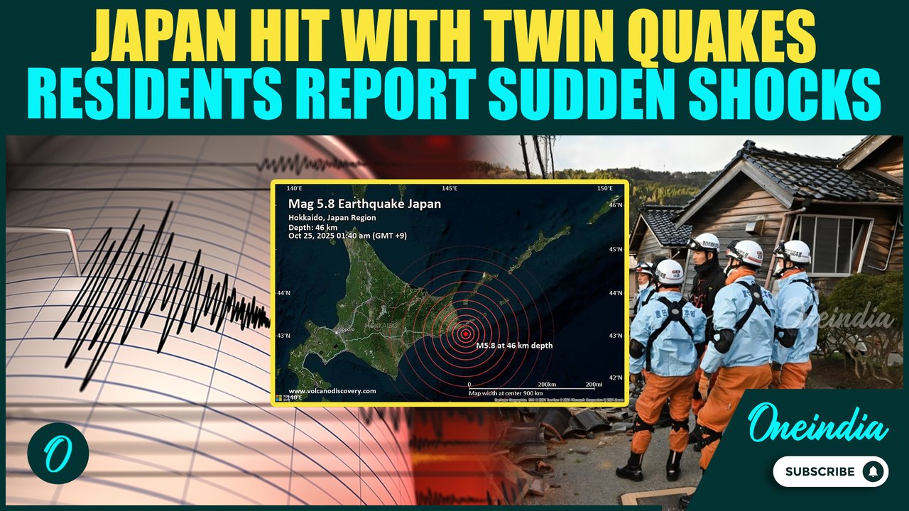 JAPAN EARTHQUAKE BREAKING:Two Earthquakes Strike Hokkaido Within 11 Minutes|Cities Tremble Amid Fear