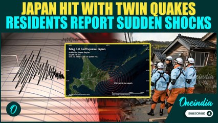 JAPAN EARTHQUAKE BREAKING:Two Earthquakes Strike Hokkaido Within 11 Minutes|Cities Tremble Amid Fear