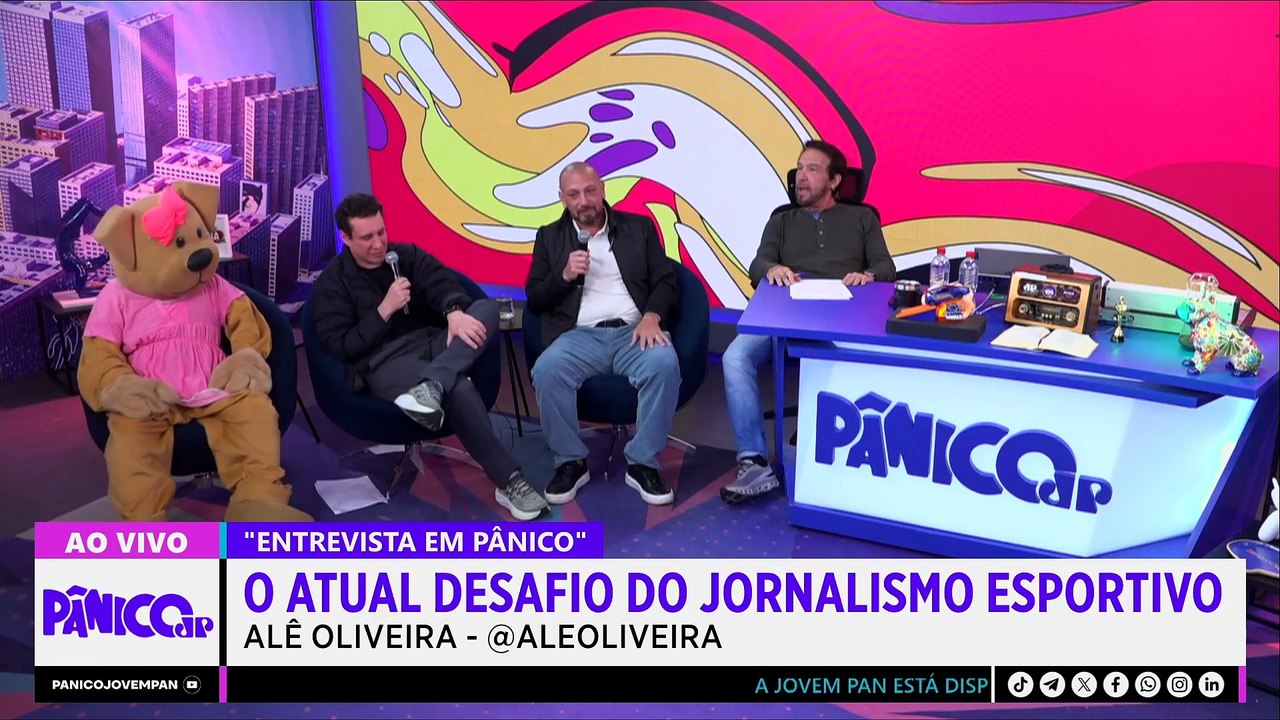 PÂNICO TÁ CANCELADO! ALÊ OLIVEIRA SOLTA O VERBO SOBRE CAZÉ, COPA DO MUNDO E GLOBO; VEJA ÍNTEGRA