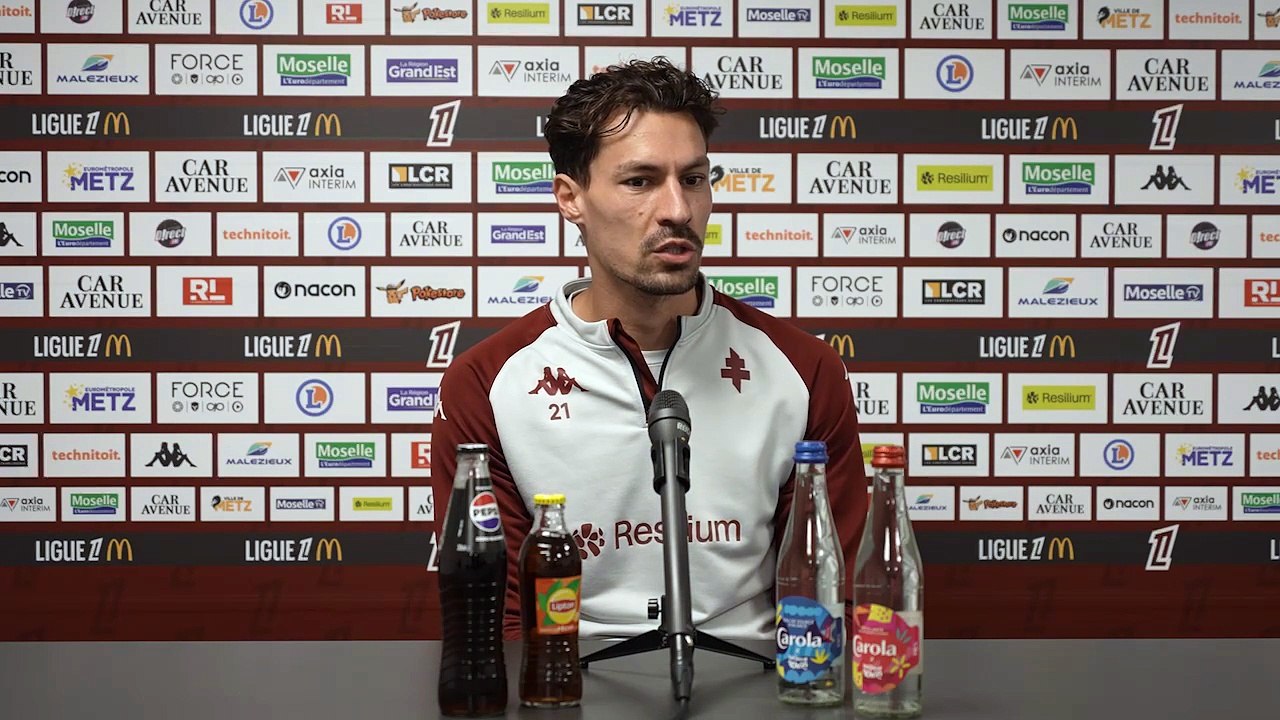 Lille - Metz, la conférence de Benjamin Stambouli