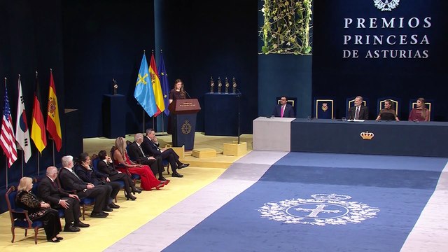 Discurso de la Princesa Leonor en los Princesa de Asturias