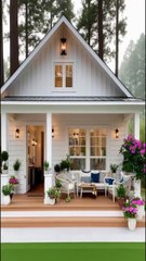 Cozy White Cottage – A Peaceful Haven in Every Detail
