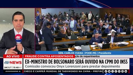 CPMI do INSS convoca Onyx Lorenzoni para depor sobre fraude em descontos | TEMPO REAL