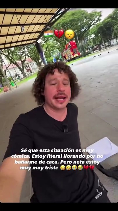 La India le niega el ingreso a Luisito Comunica y el youtuber llega hasta las lágrimas 