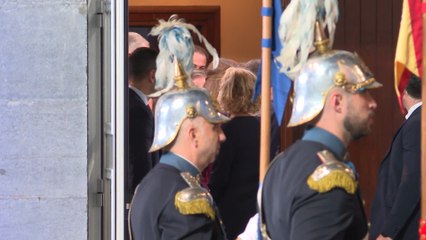 La Familia Real sale del Teatro Campoamor de Oviedo tras los Premios Princesa De Asturias