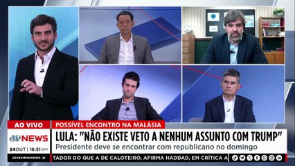 ENCONTRO VEM? Lula: “Não existe veto a nenhum assunto com Trump”
