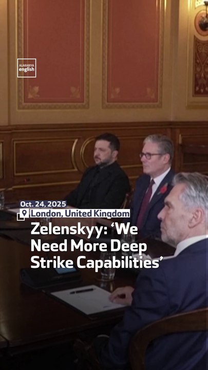 Ukrainian President Volodymyr Zelenskyy asks Coalition of the Willing for "more deep strike weapons” to push Russian President Vladimir Putin toward negotiations.