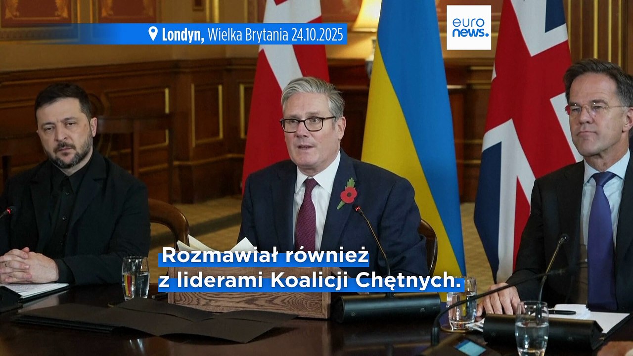 Prezydent Ukrainy wzywa USA do rozszerzenia sankcji na Rosję, aby zmusić ją do rozmów pokojowych