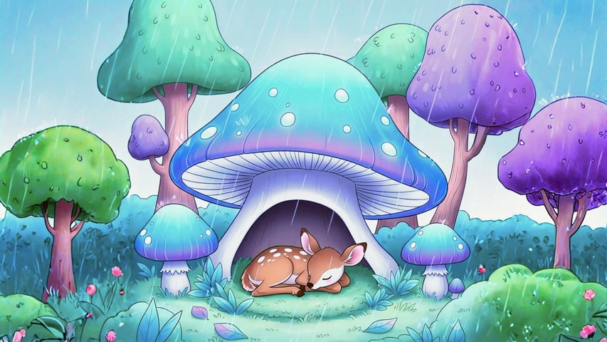 INSTANT CALM: Gentle Lullabies & Rain Sounds 🌧️ Deep Sleep Music for Babies