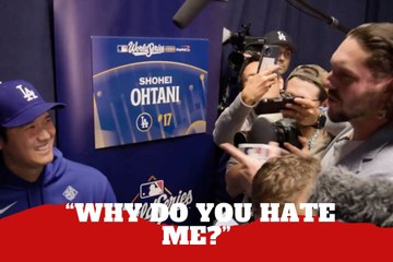 Shohei Ohtani Gets Playfully Questioned by Royals’ Vinnie Pasquantino at World Series Media Day 😂